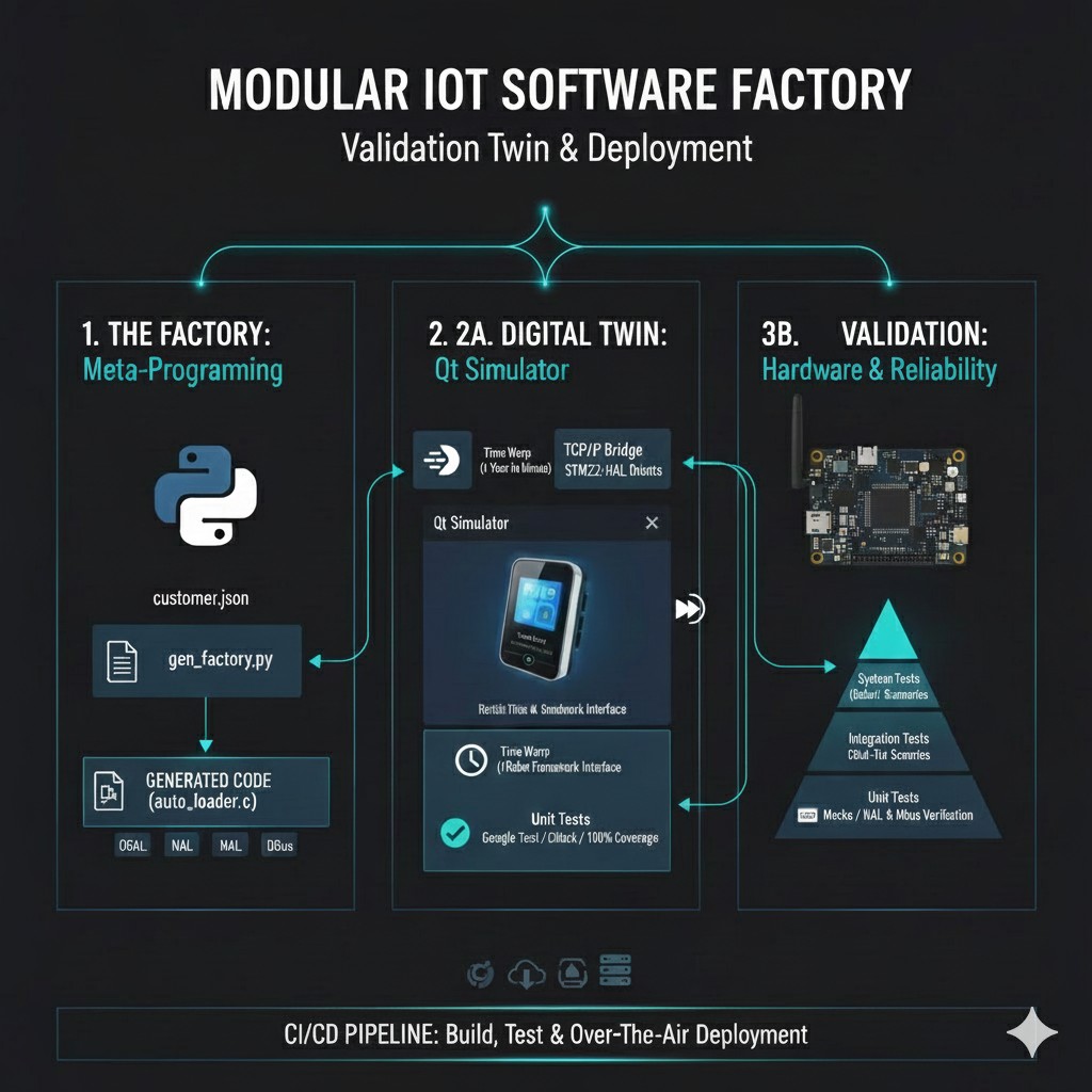 Modular IoT Software Factory